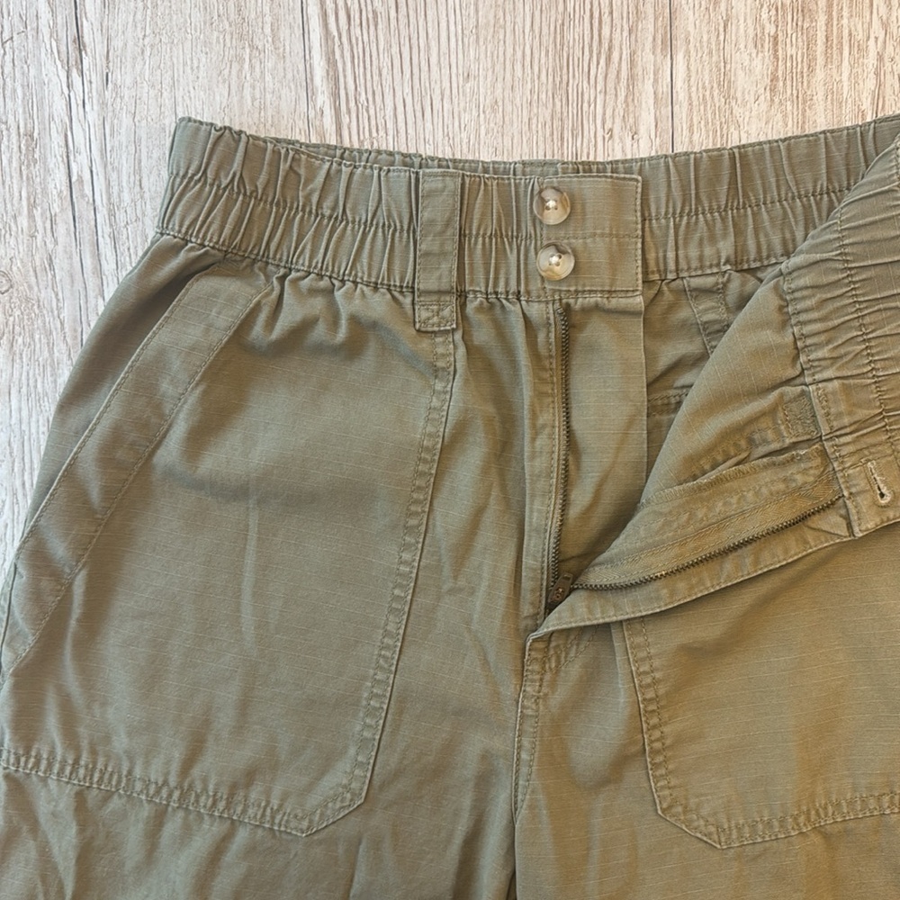 Madewell Cotton Ripstop Pull-On Straight Leg Cargo Pants S - Picture 8 of 12
